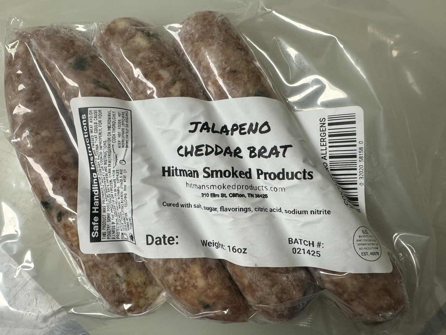 Jalapeño Cheddar Brat