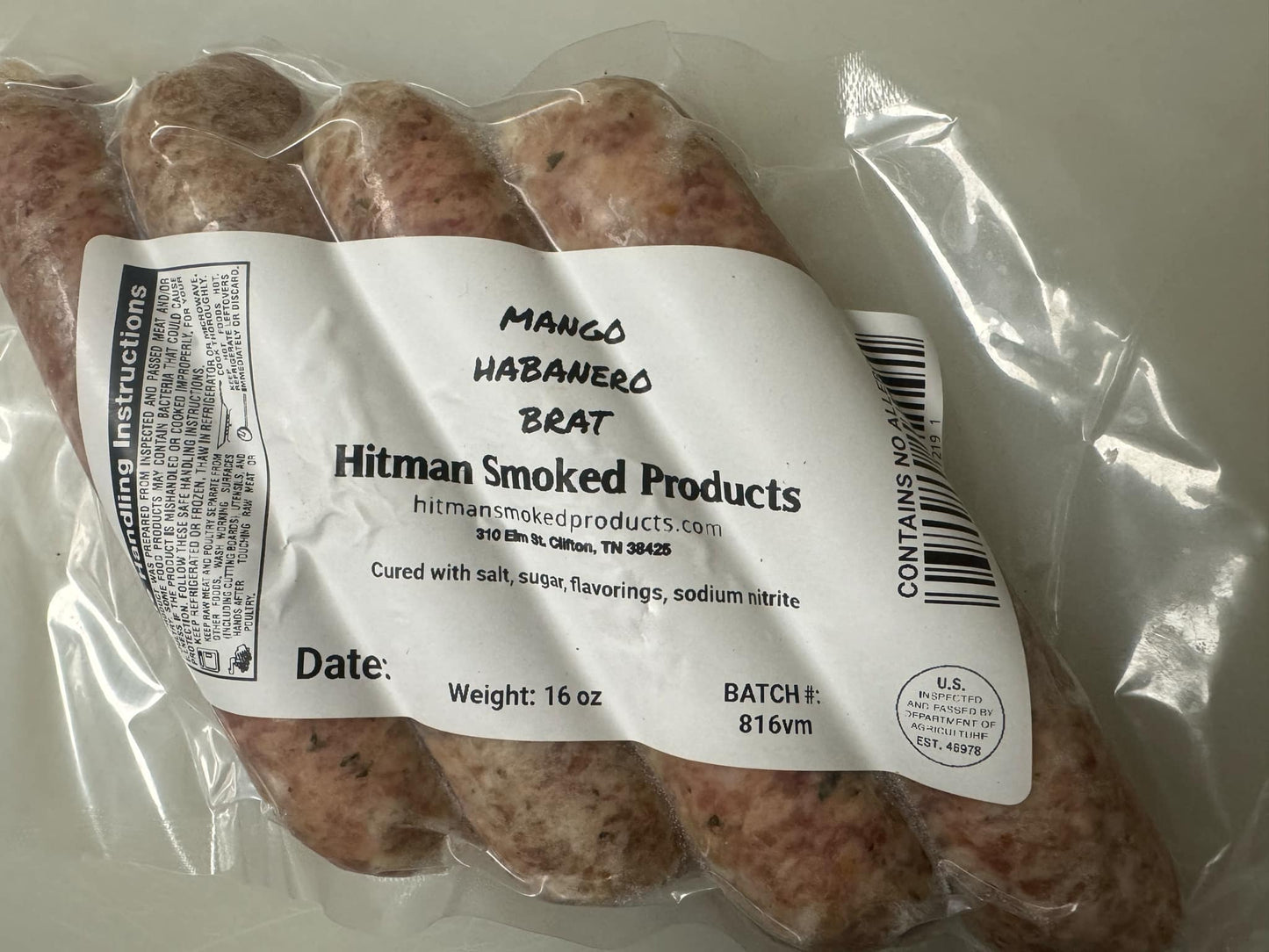 Mango Habanero Brat