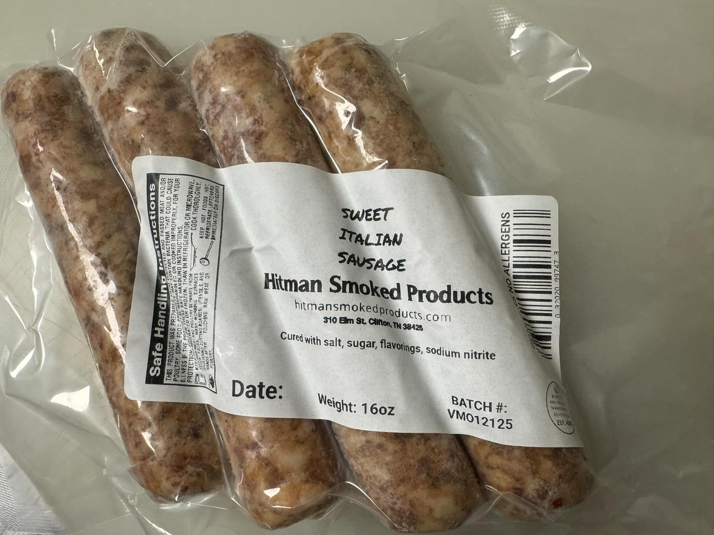 Sweet Italian Sausage